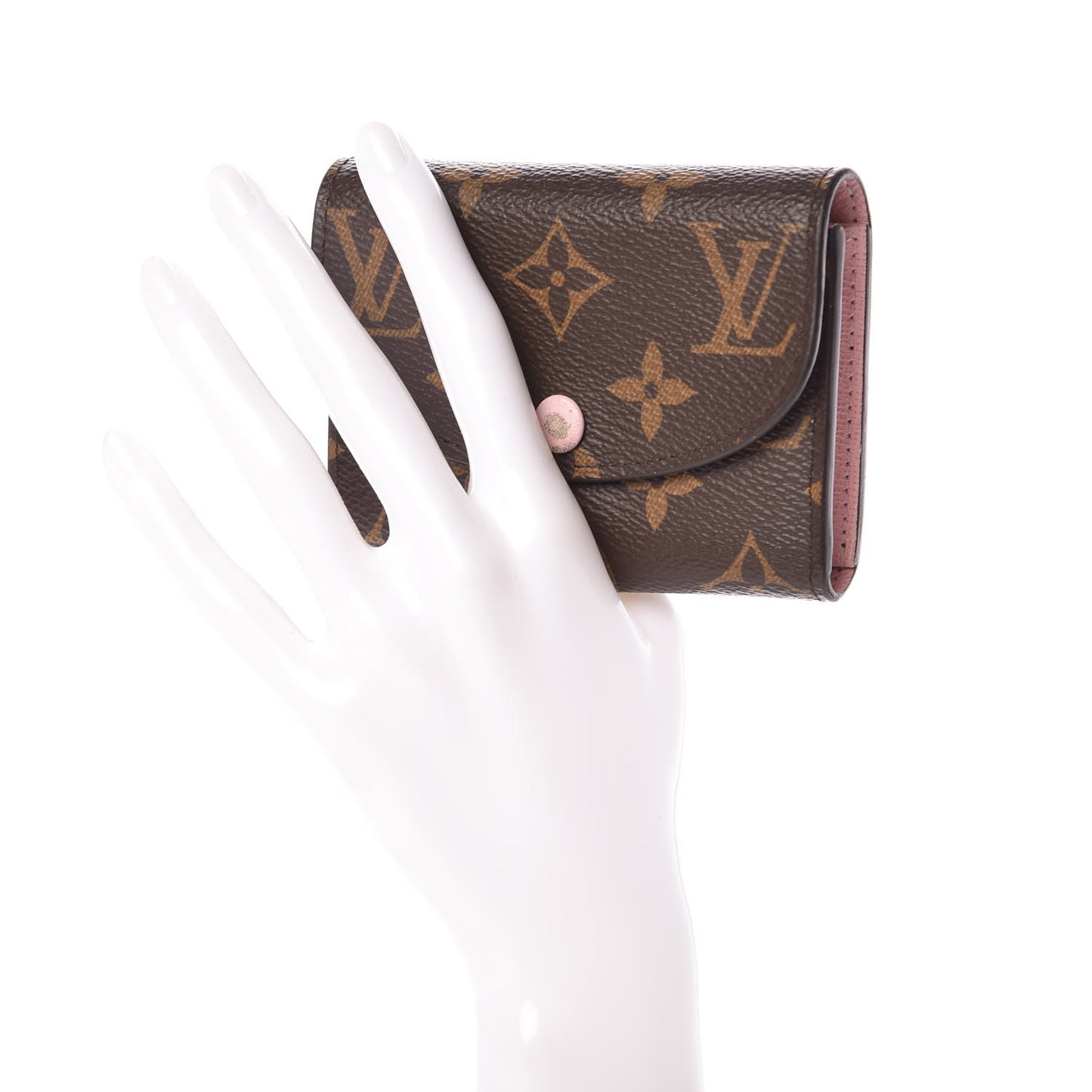 Monogram Rosalie Coin Purse Rose Ballerine