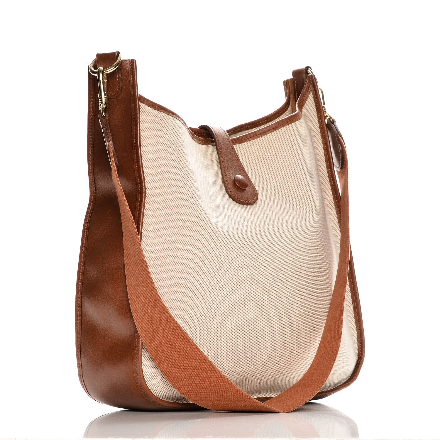 Hermes Toile Natural Barenia Evelyne GM Ebene 3 of 6