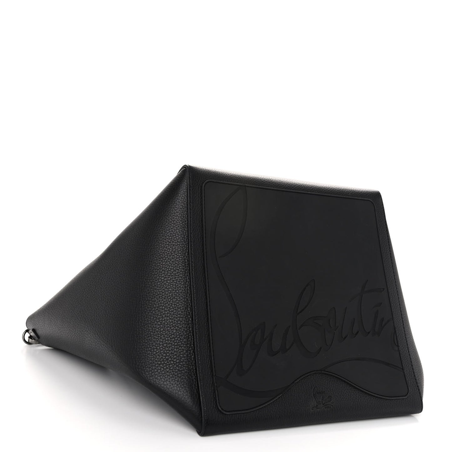 Calfskin Empire Spike Studded Small Cabachic Tote Black