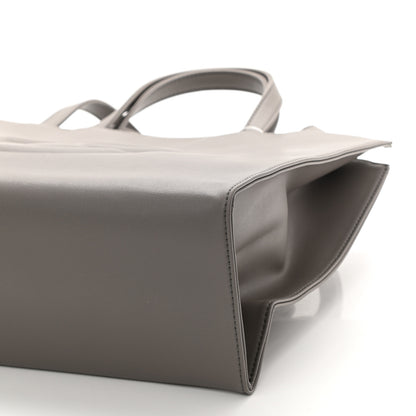 Telfar Vegan Leather Medium Shopping Bag Grey 10 of 10