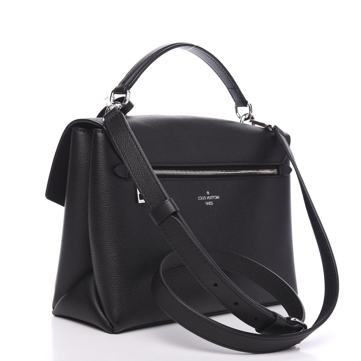 Louis Vuitton Soft Calfskin My Lockme Top Handle Black 2 of 8