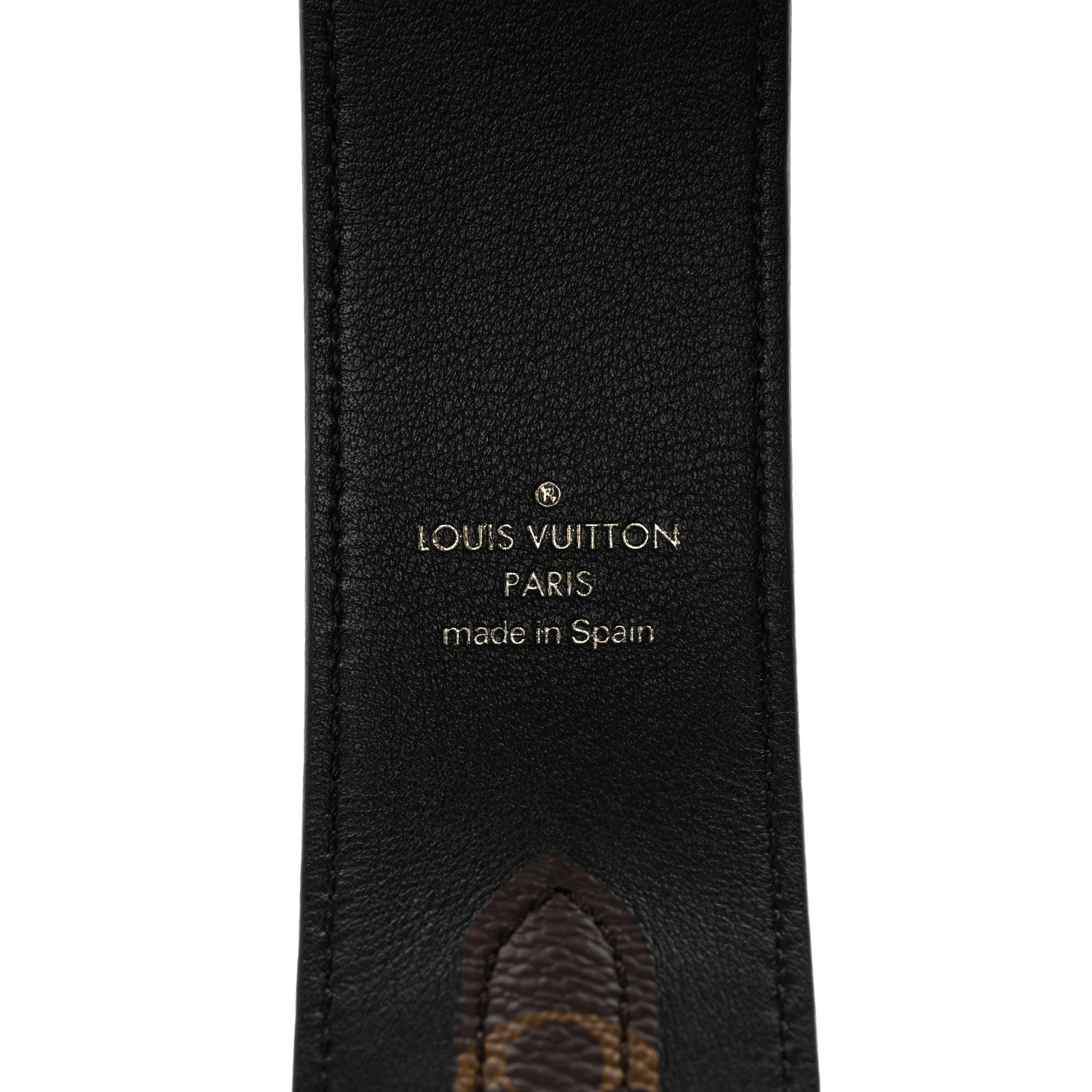 Louis Vuitton Monogram Bandouliere Shoulder Strap Black 3 of 6