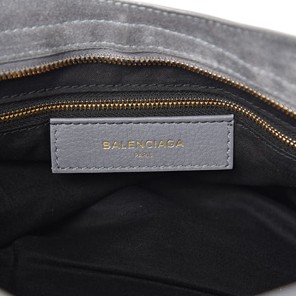 Balenciaga Baby Daim Suede Gold Metallic Edge Hardware City Gris Plomb 6 of 16