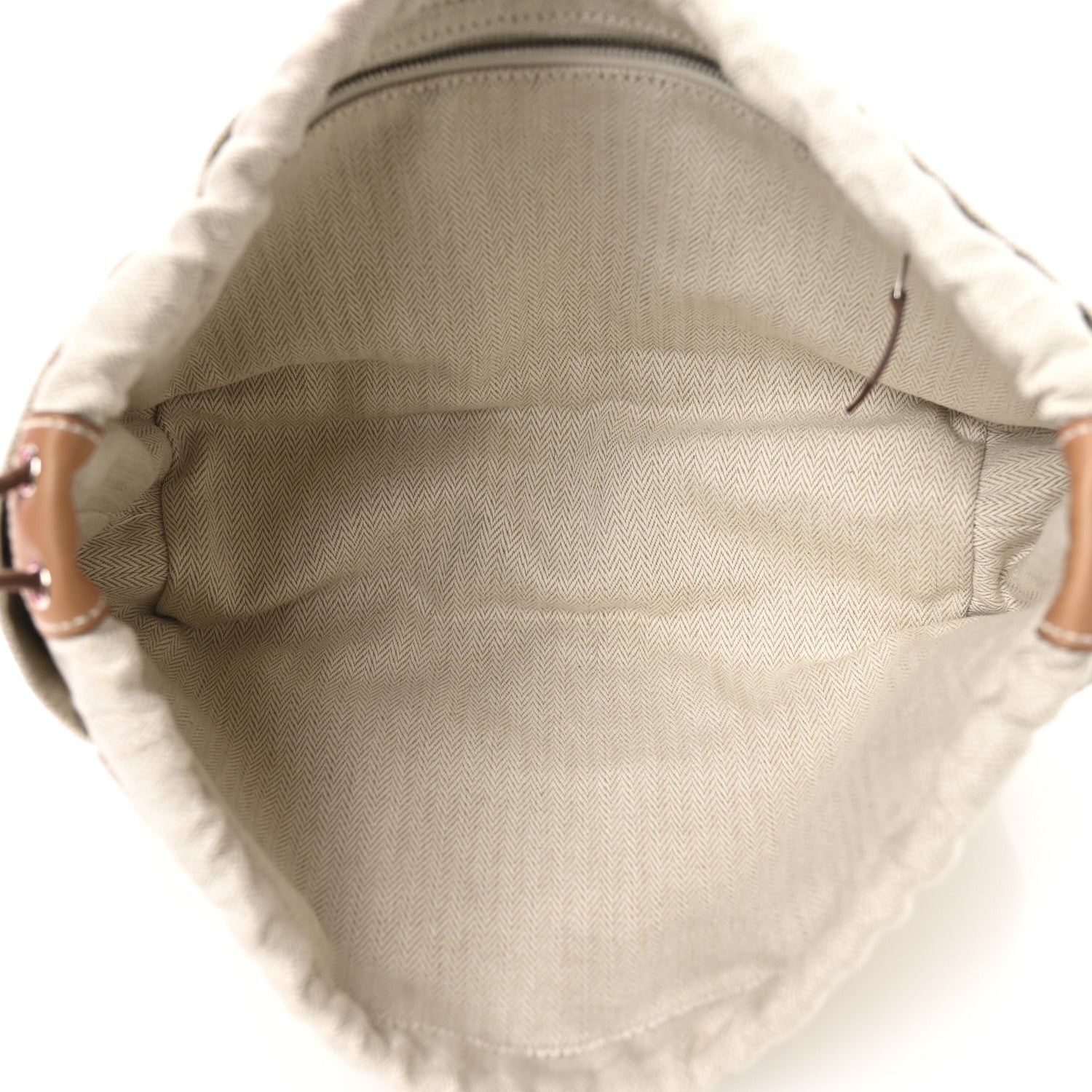 Hermes Canvas Barenia Fourbi 25 MM Pouch Naturel Fauve 5 of 7