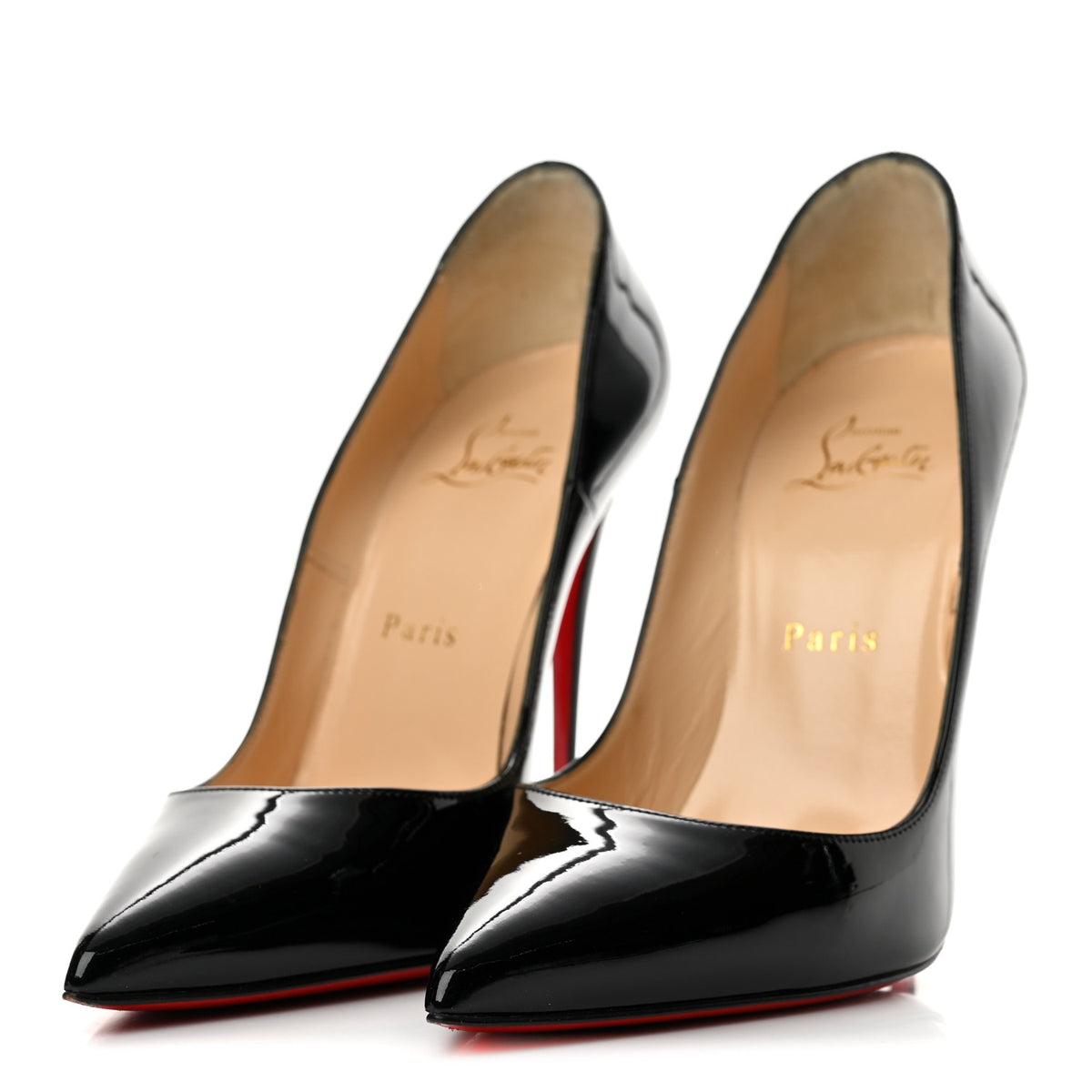 Christian Louboutin Patent So Kate 120 Pumps 37 Black 4 of 9