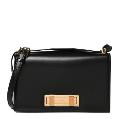 Saint Laurent Smooth Calfskin Medium Domino Shoulder Bag Black 1 of 11
