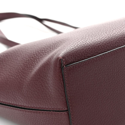 Valentino Garavani Grained Calfskin Small Rockstud Shoulder Tote Rubin 8 of 13