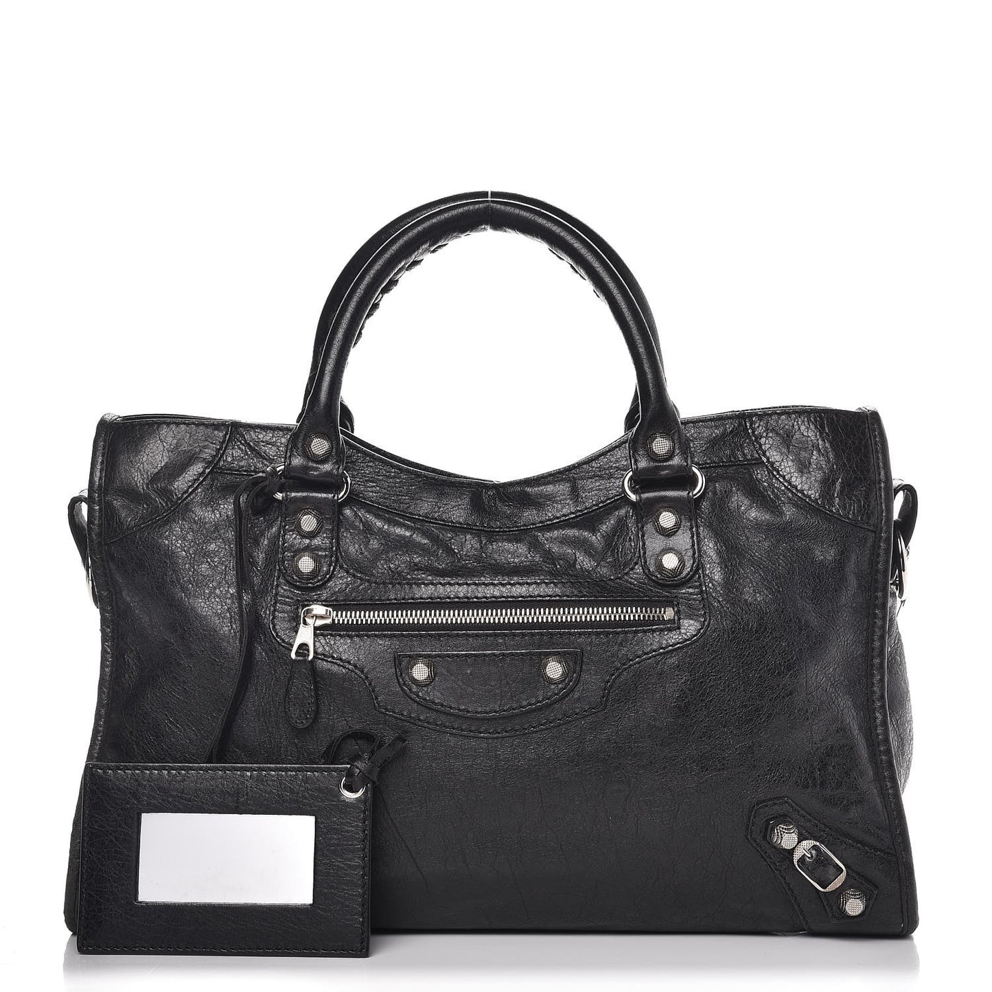 Agneau Giant 12 Silver Hardware City Black