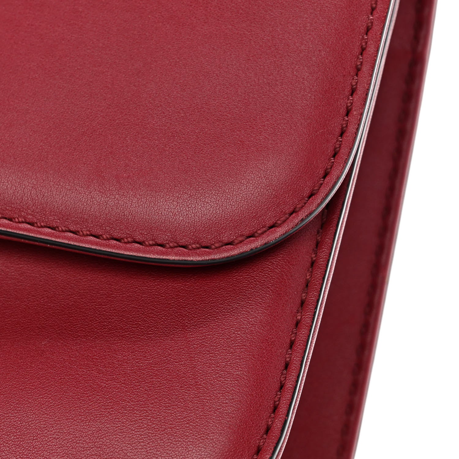 Valentino Garavani Vitello Medium Glam Lock Rockstud Flap Rubino 13 of 13