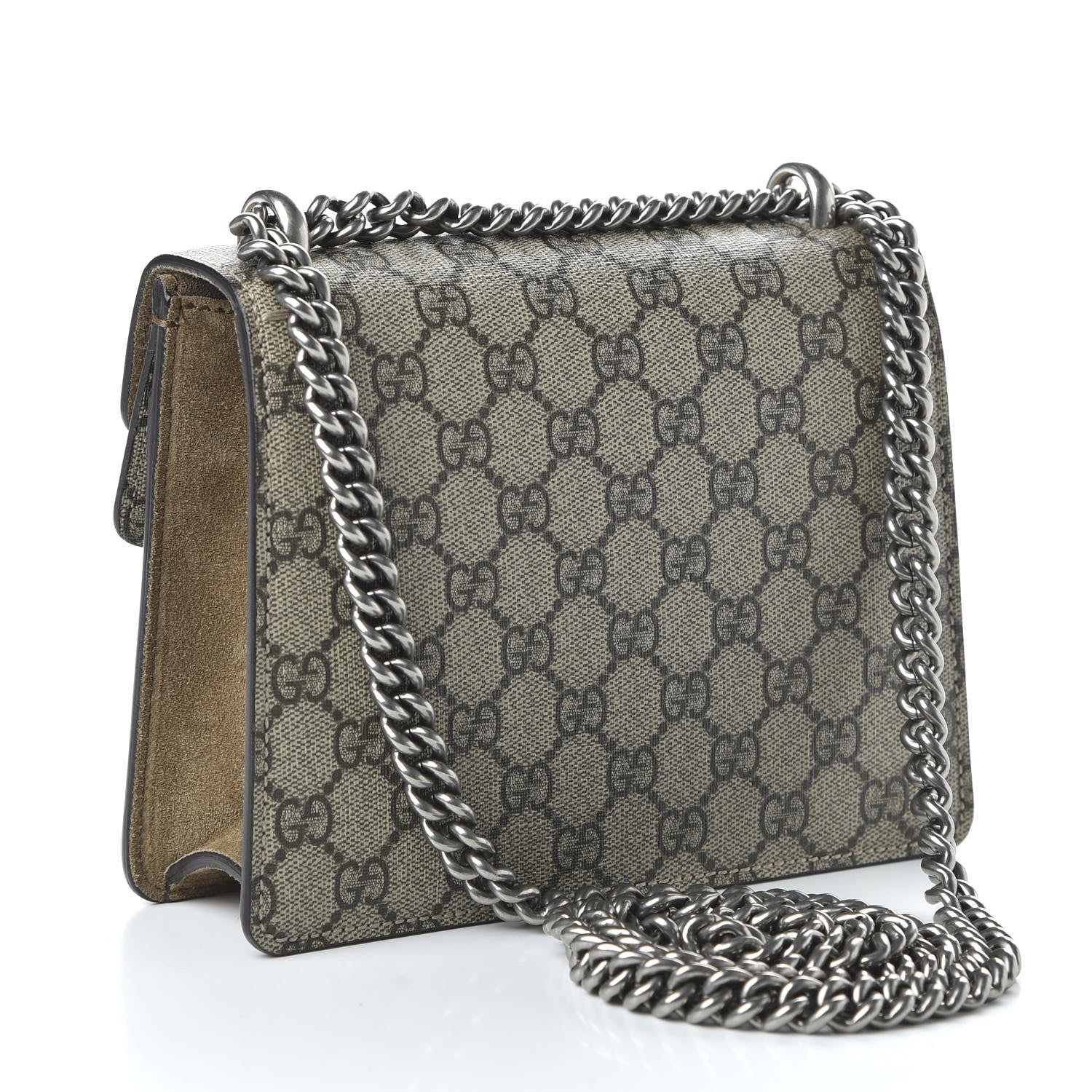 Gucci GG Supreme Monogram Mini Dionysus Shoulder Bag Taupe 3 of 10