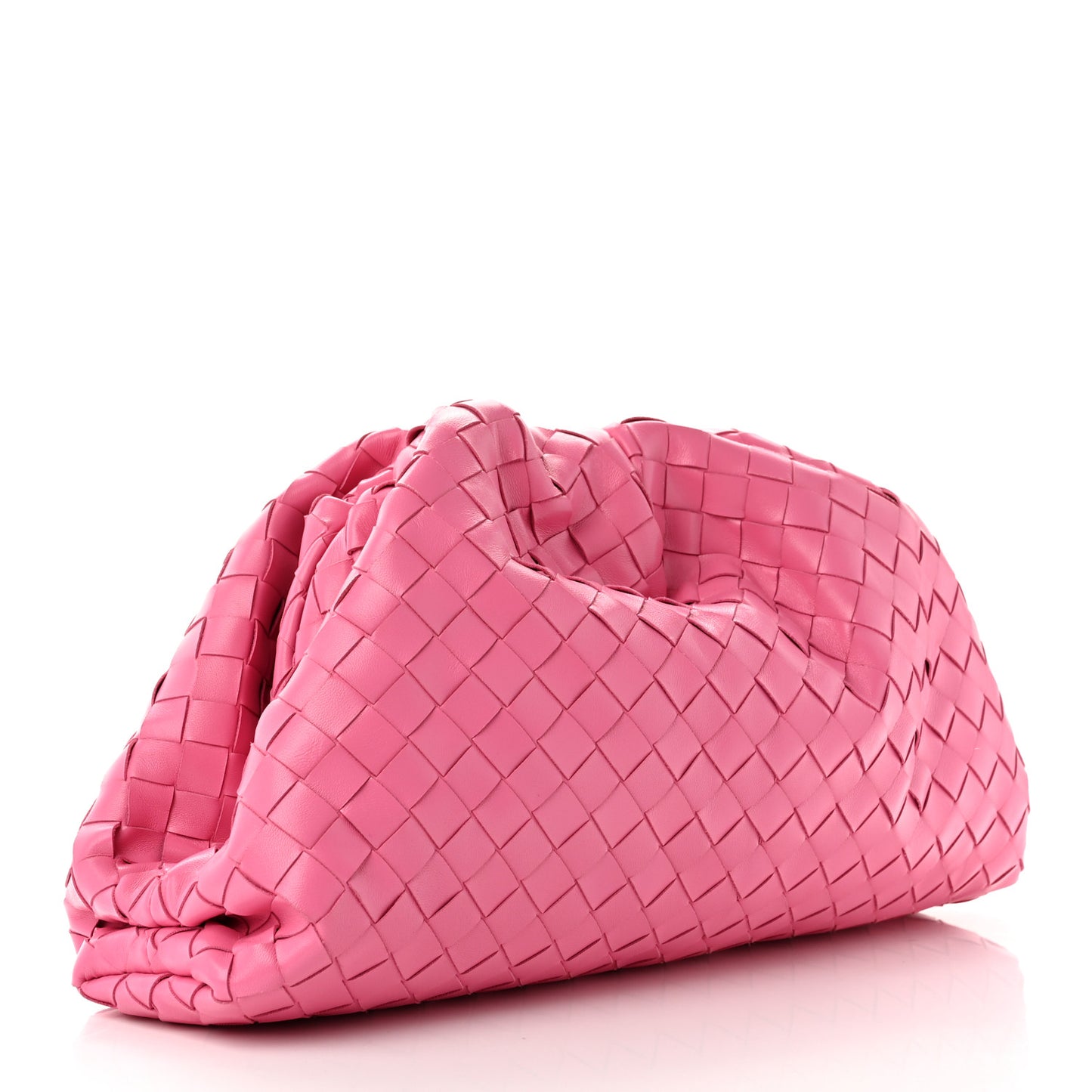 Nappa Maxi Intrecciato The Pouch Oversized Clutch Pink