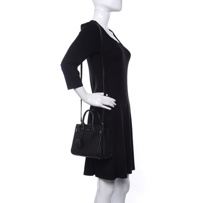 Saint Laurent Calfskin Nano Sac De Jour Black 2 of 8