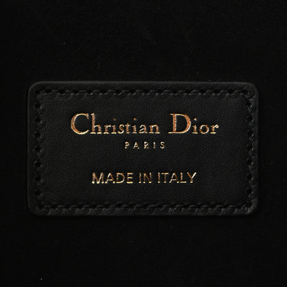 Christian Dior Calfskin CD Embossed Medium C'est Chain Bucket Bag Black 6 of 9