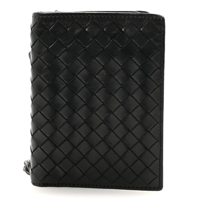 Bottega Veneta Intrecciato Wallet With Chain Black 1 of 8