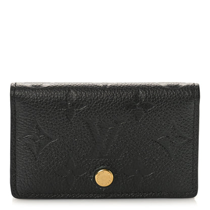 Louis Vuitton Empreinte Business Card Holder Black 1 of 8