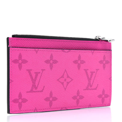 Louis Vuitton Taigarama Coin Card Holder Fuchsia 3 of 7