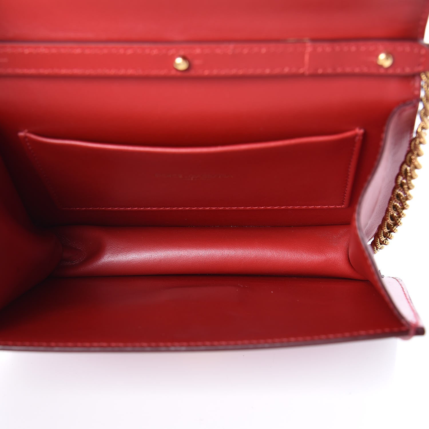 Dolce & Gabbana Smooth Calfskin Devotion Envelope Top Handle Bag Rosso Papavero 5 of 10
