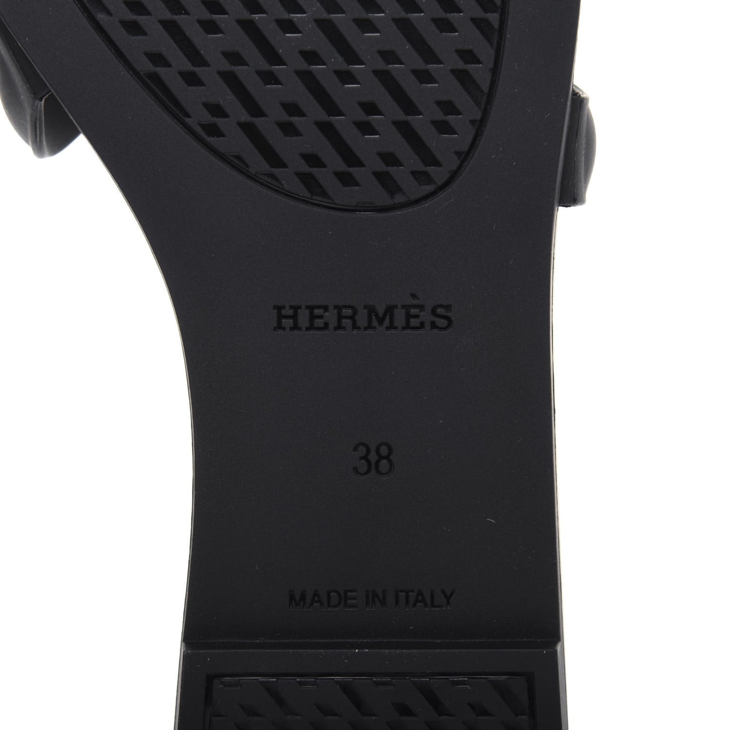 Rubber Aloha Sandals 38 Black
