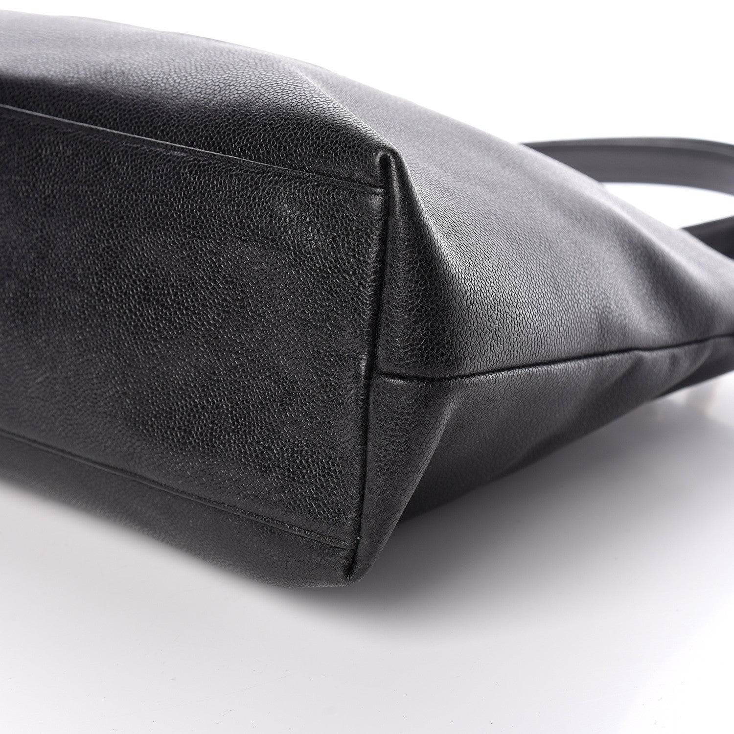 Chanel Caviar Large CC Shoulder Bag Black 11 of 12