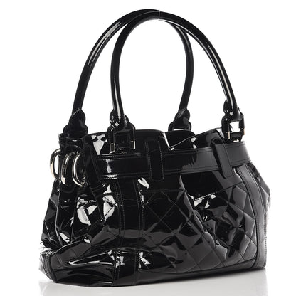 Burberry Patent Quilted Beaton Black 3 of 8