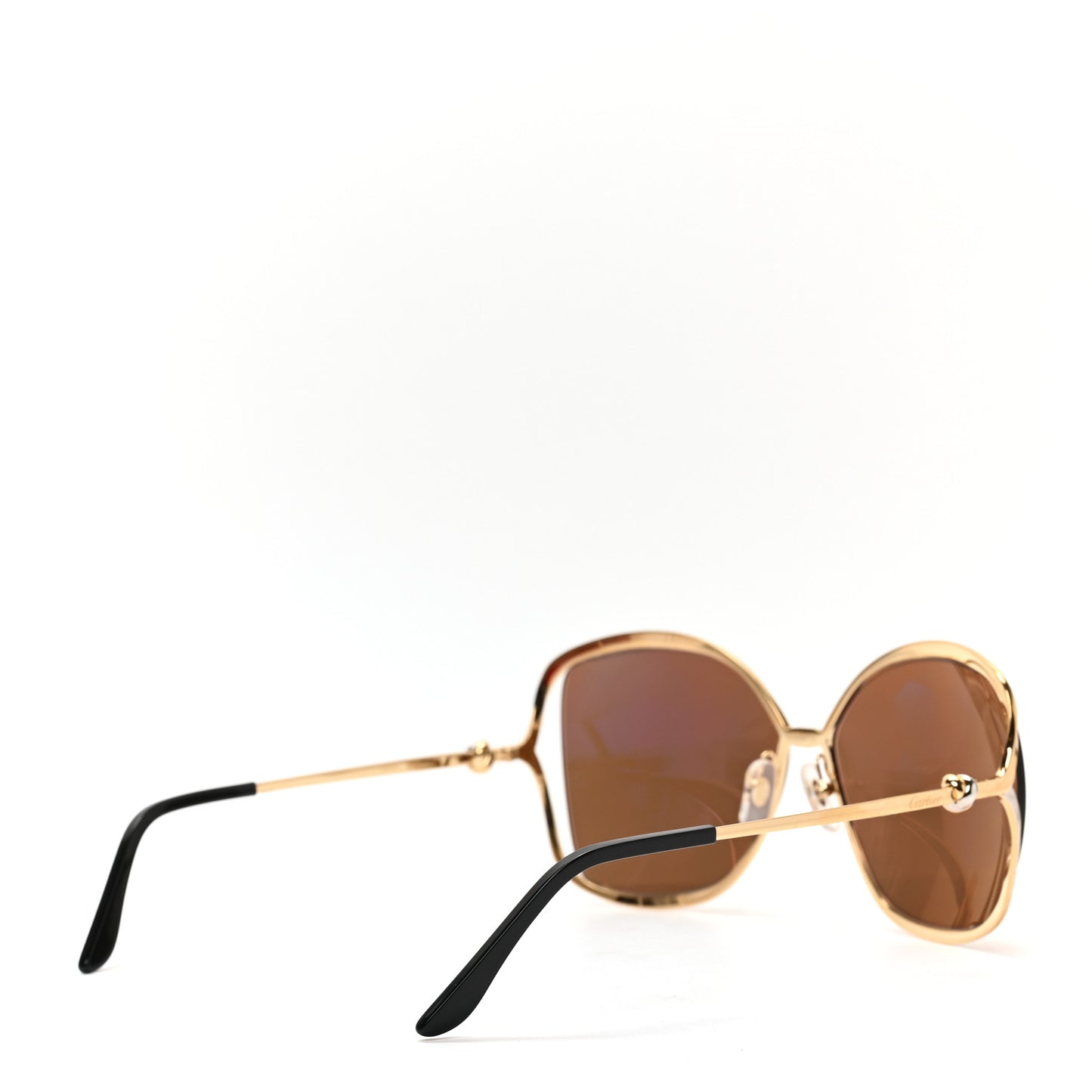Metal Trinity Sunglasses CT0225S Brown Gold Silver