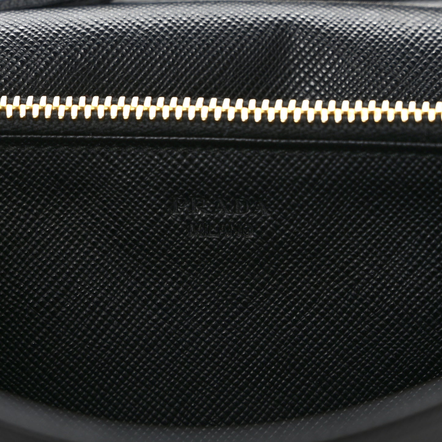 Saffiano Metal Flap Wallet With Strap Black