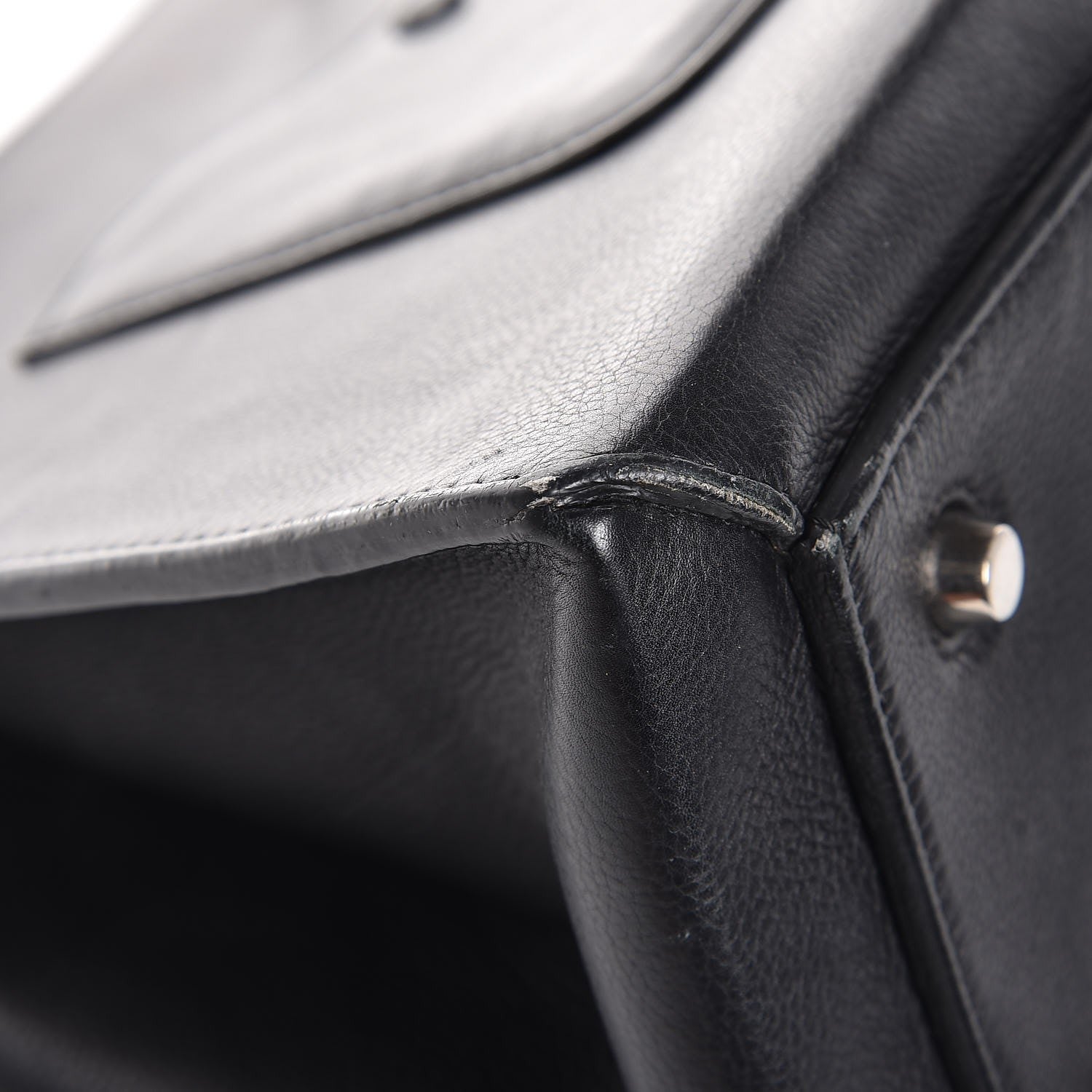 Celine Grained Calfskin Medium Edge Shoulder Bag Black 16 of 17