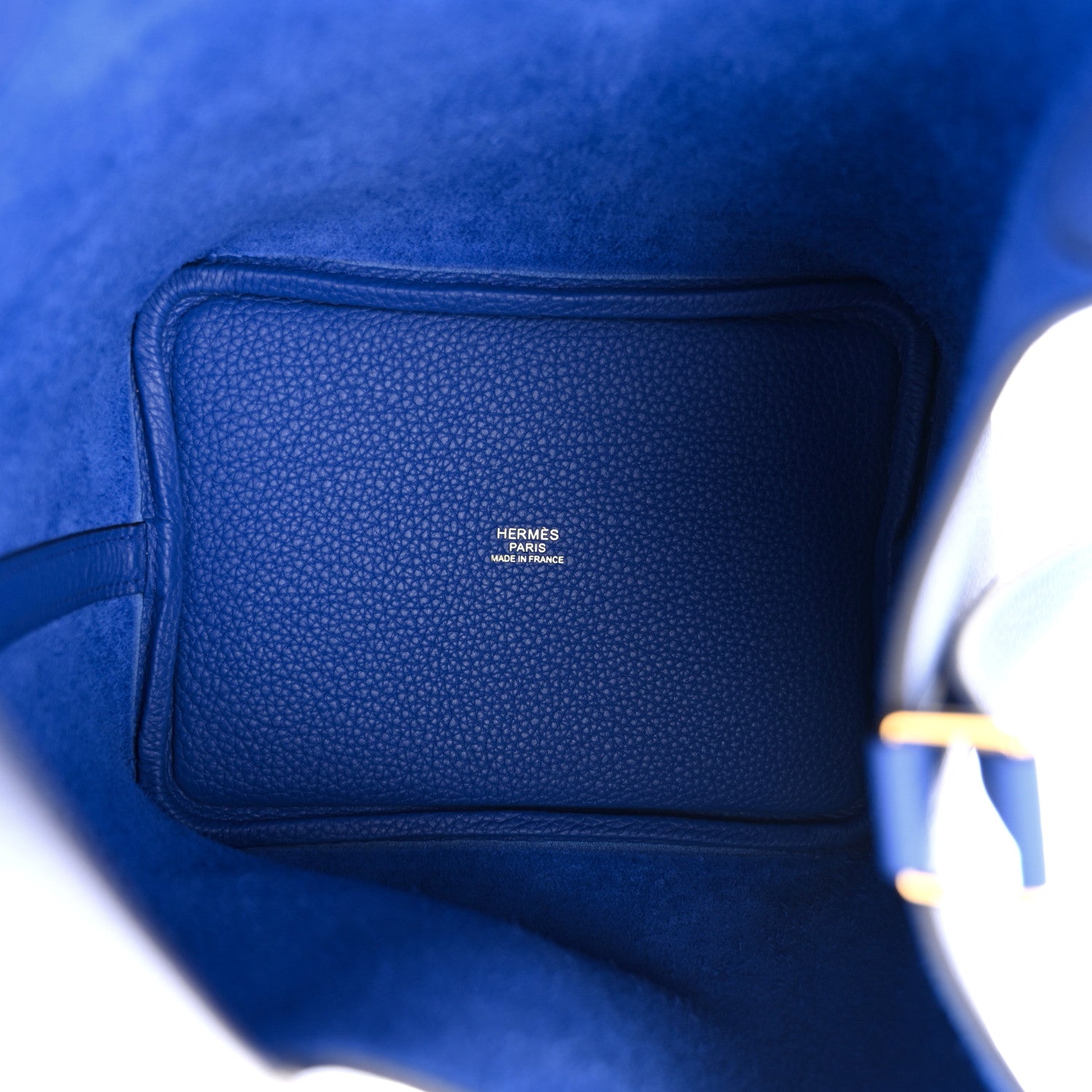 Hermes Taurillon Maurice Picotin Lock 18 PM Bleu Royal 4 of 10