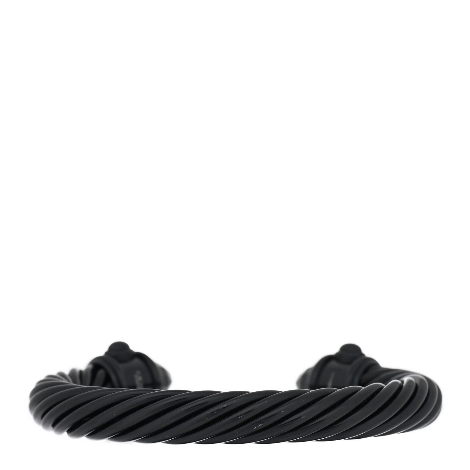 David Yurman Aluminum 10mm Renaissance Cable Bracelet Black 2 of 4