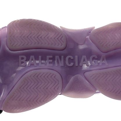 Balenciaga Fabric Mesh Clear Sole Womens Triple S Sneakers 38 Light Lilac White 8 of 9