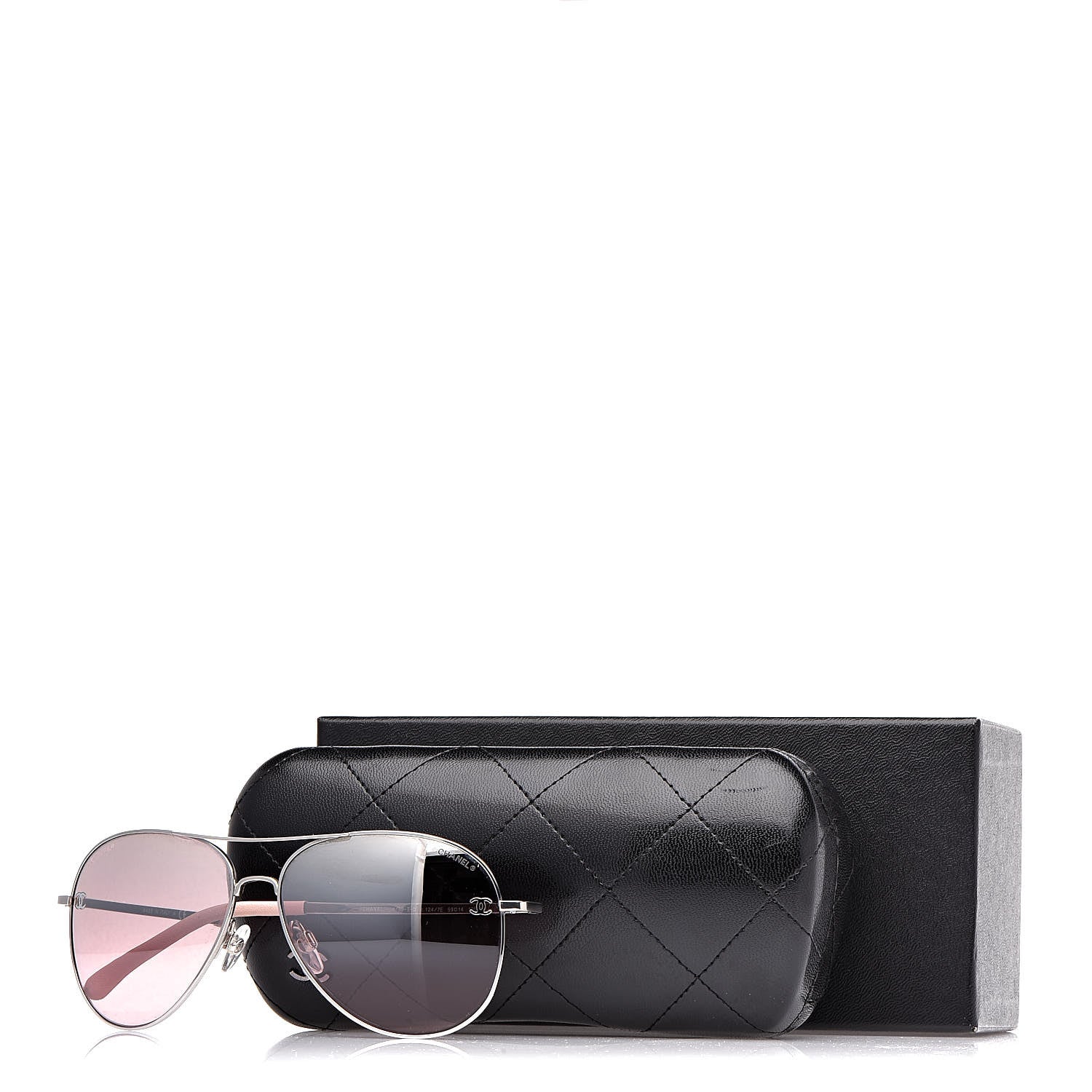 Chanel CC Aviator Sunglasses 4189-T-Q Pink 8 of 8
