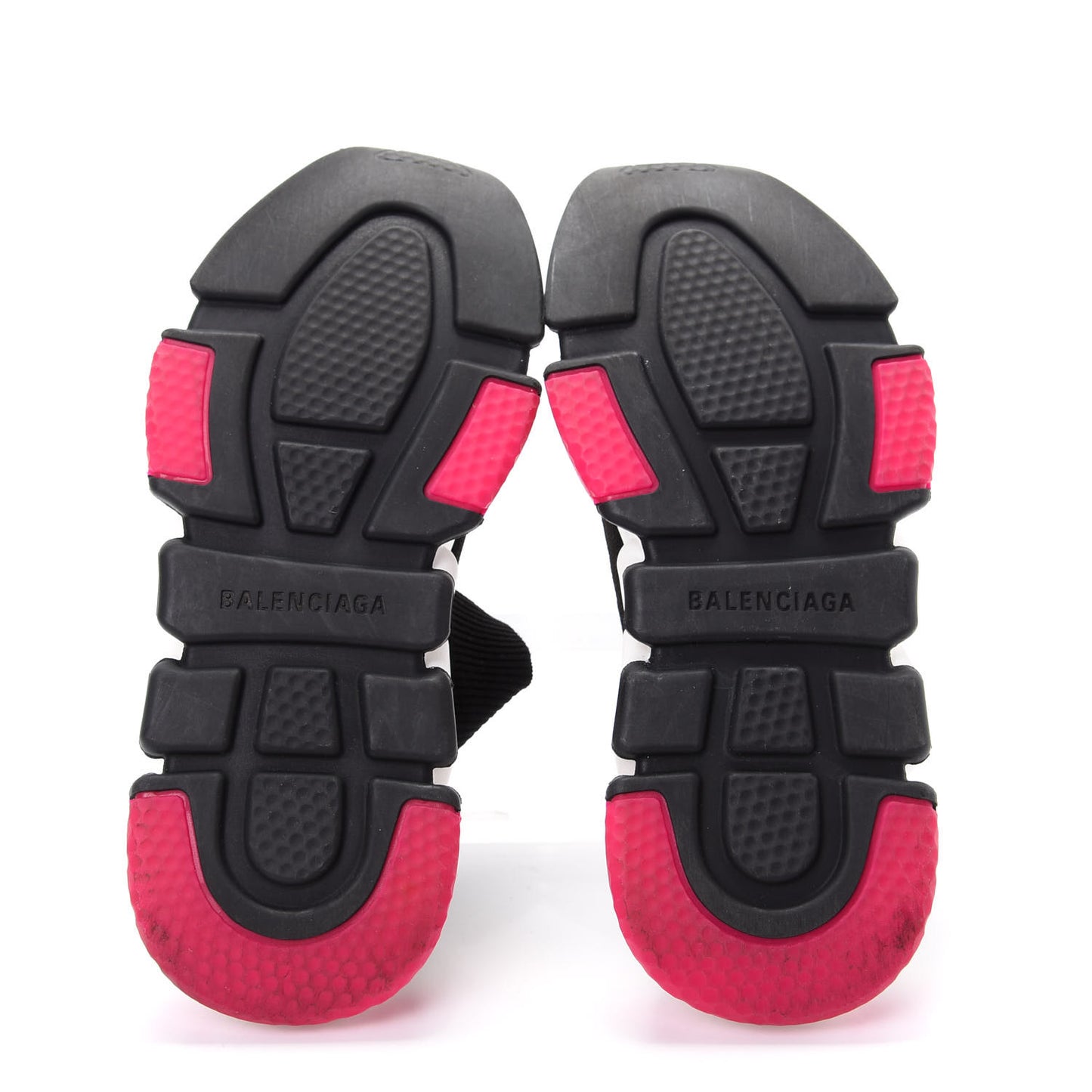 Neoprene Knit Womens Speed Sneakers 36 Black Pink
