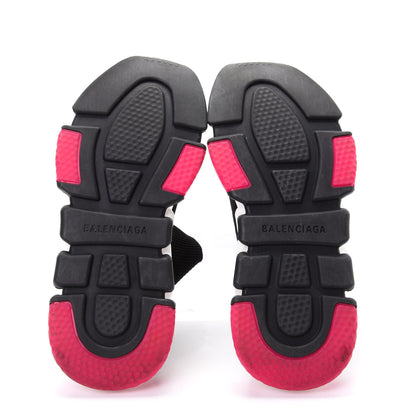 Balenciaga Neoprene Knit Womens Speed Sneakers 36 Black Pink 6 of 10