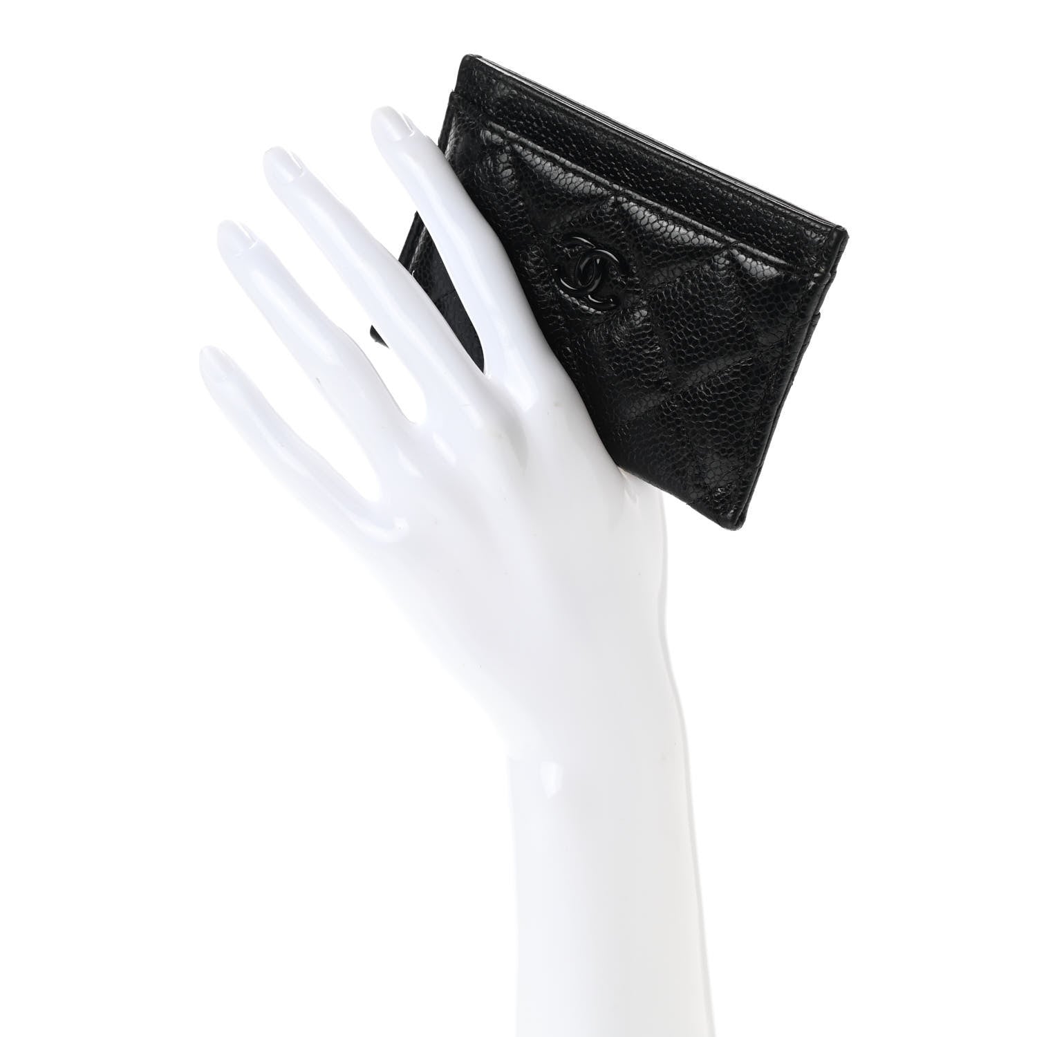 Chanel Caviar Quilted Incognito Card Holder Black 2 of 10