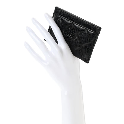 Chanel Caviar Quilted Incognito Card Holder Black 2 of 10