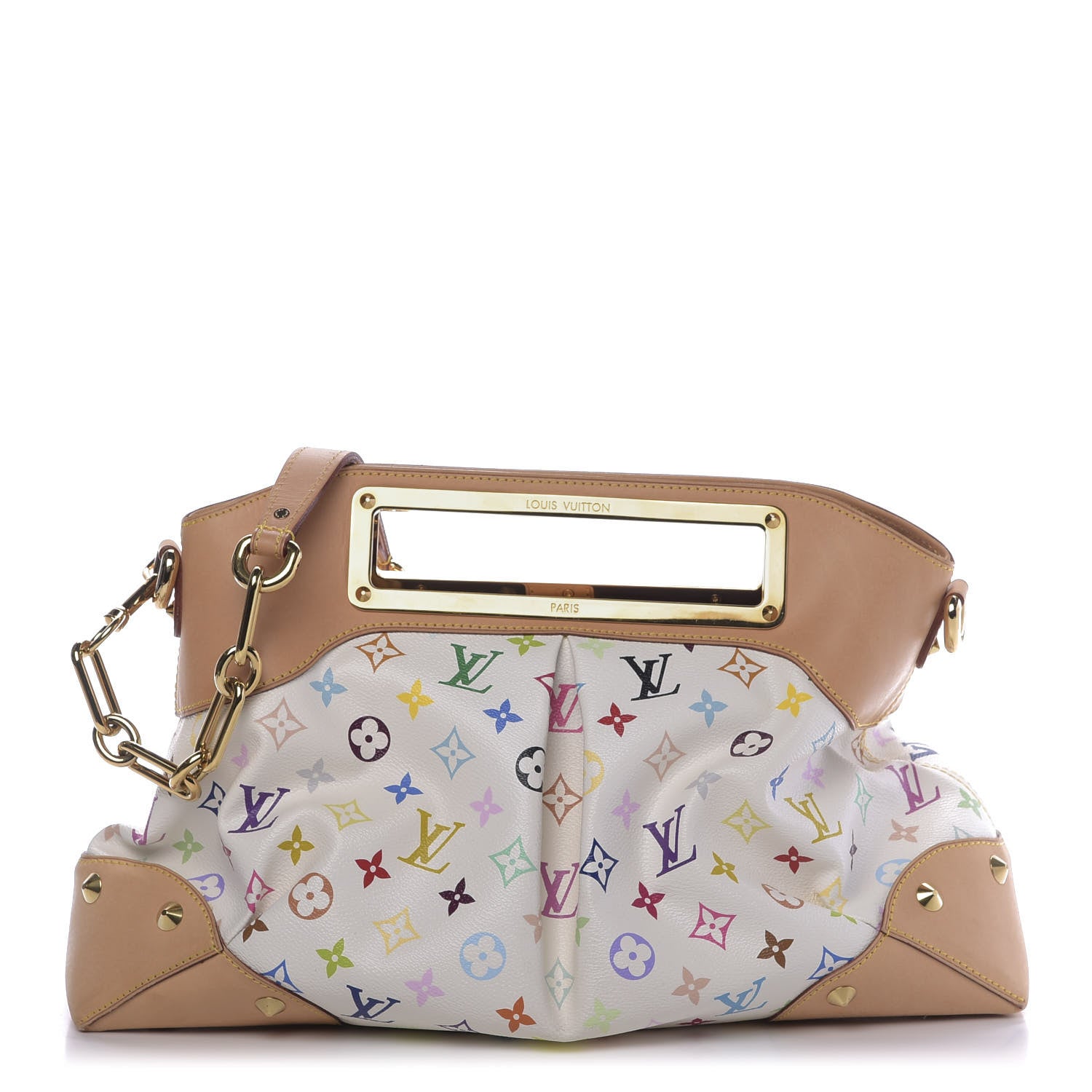 Louis Vuitton Monogram Multicolor Judy GM White 1 of 10