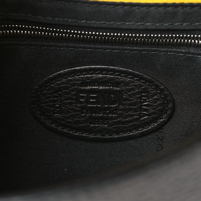 Fendi Cuoio Romano Lux Enamel Selleria Belt Baguette Bag Graphite 6 of 9