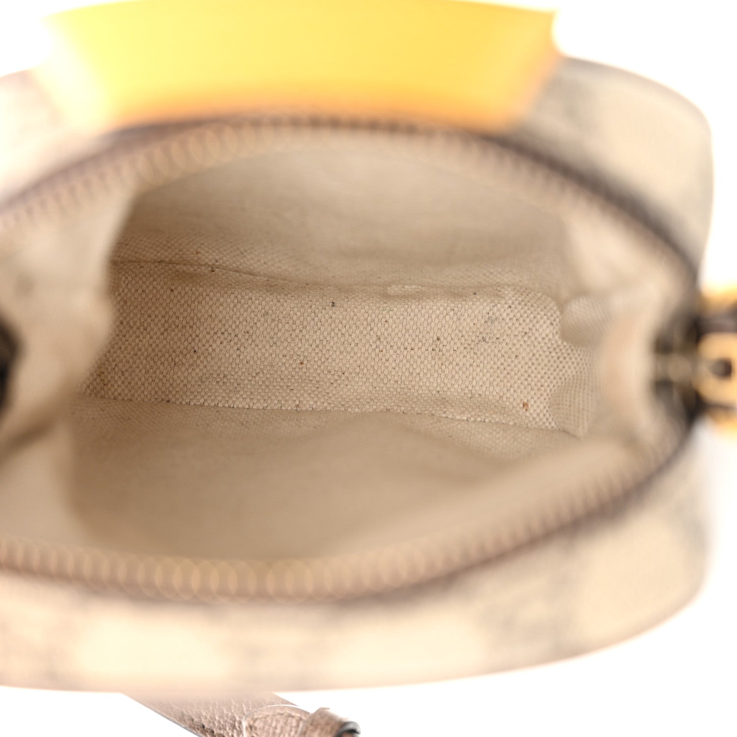 Gucci GG Supreme Monogram Mini Neo Vintage Double Zip Messenger Bag Beige New Acero Crop 4 of 13