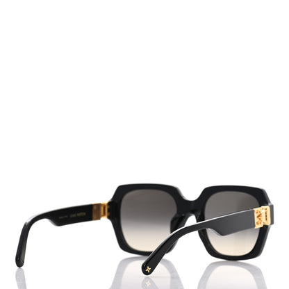 Louis Vuitton Acetate LV Treasure Sunglasses Z1530E Black 4 of 7