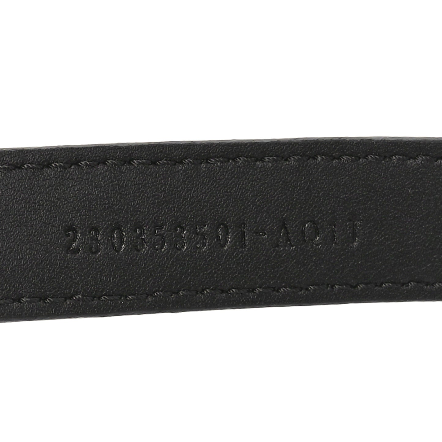 Cuoio Romano Glazed Fabric FF 1974 Reversible Belt 85 34 Black Tobacco
