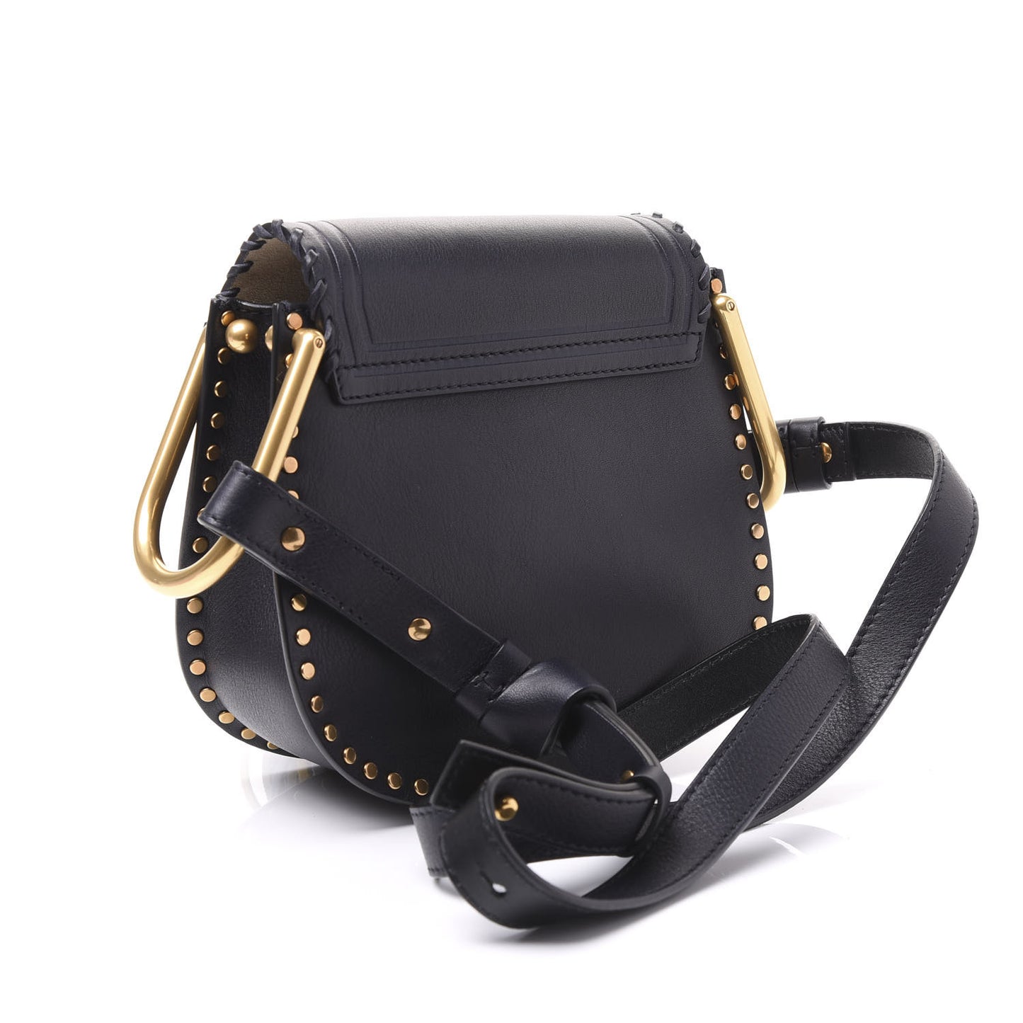 Calfskin Mini Hudson Tassel Shoulder Bag Full Blue