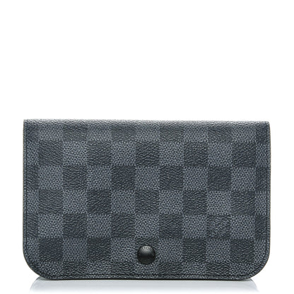 Louis Vuitton Damier Graphite Pouch Belt 1 of 6