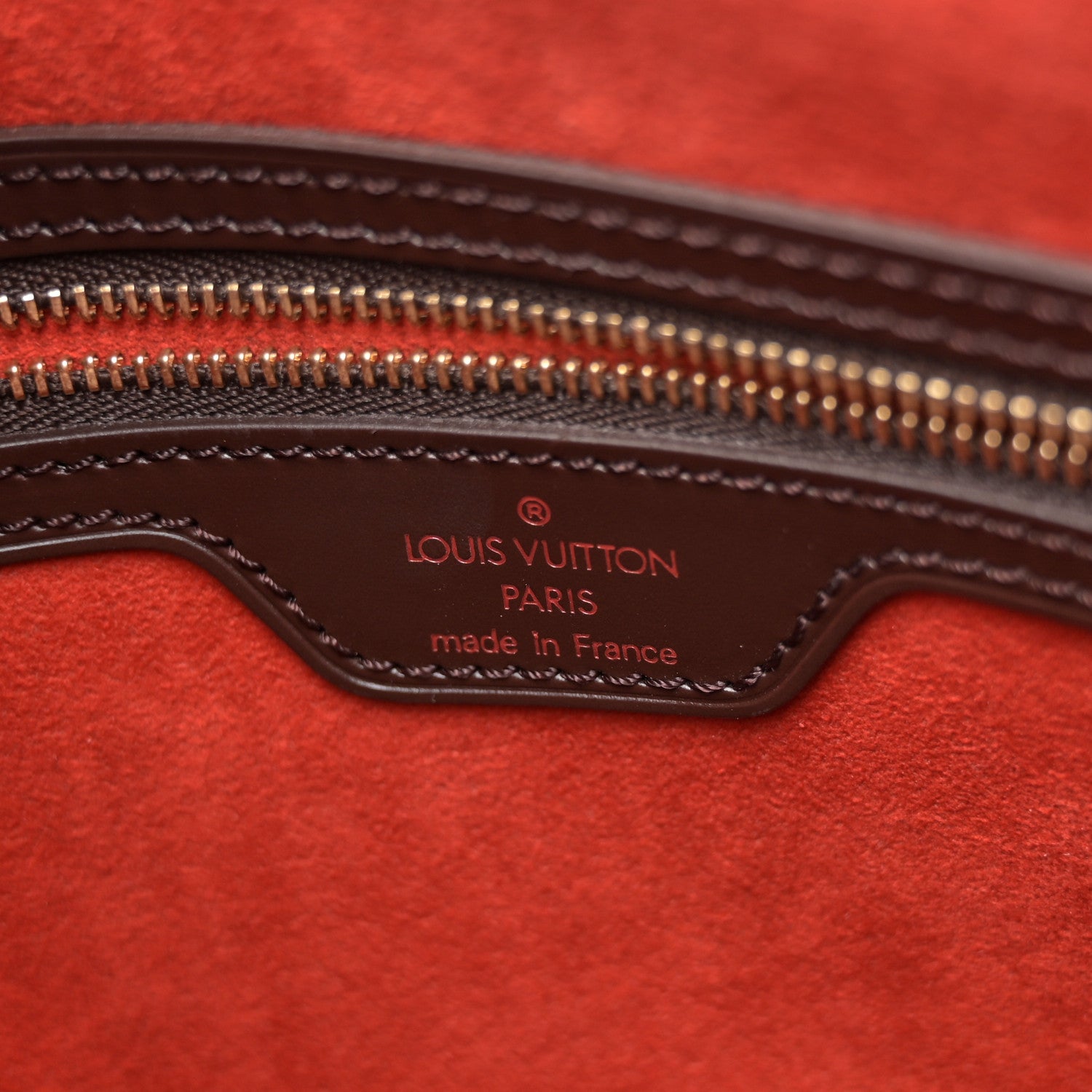 Louis Vuitton Damier Ebene Looping GM 6 of 12