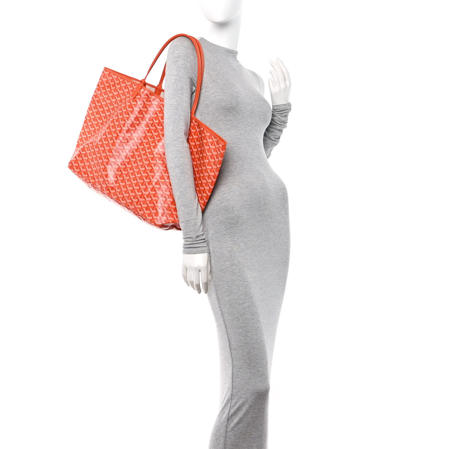 Goyard Goyardine Saint Louis GM Orange 2 of 11