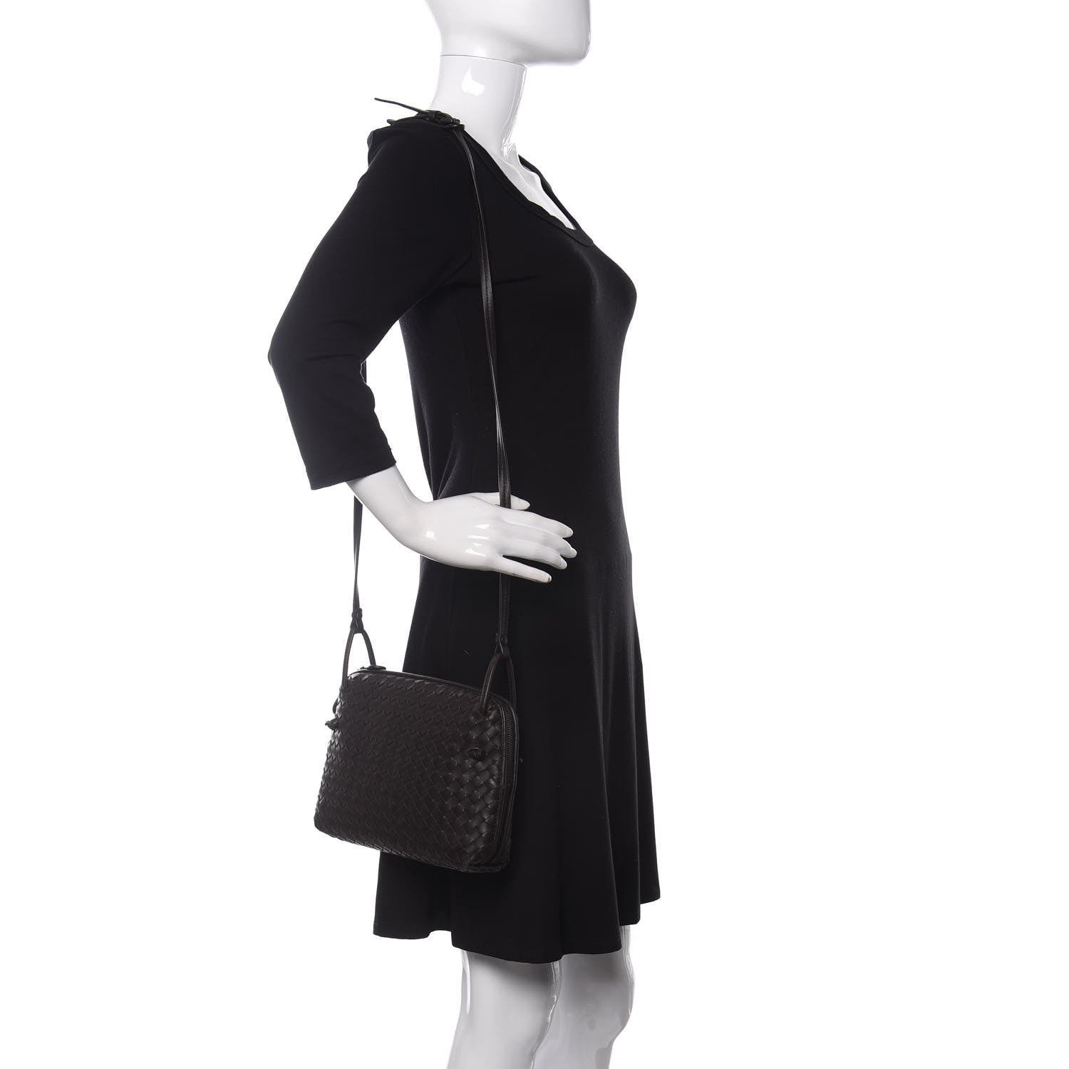 Bottega Veneta Nappa Intrecciato Nodini Bag Espresso 2 of 11