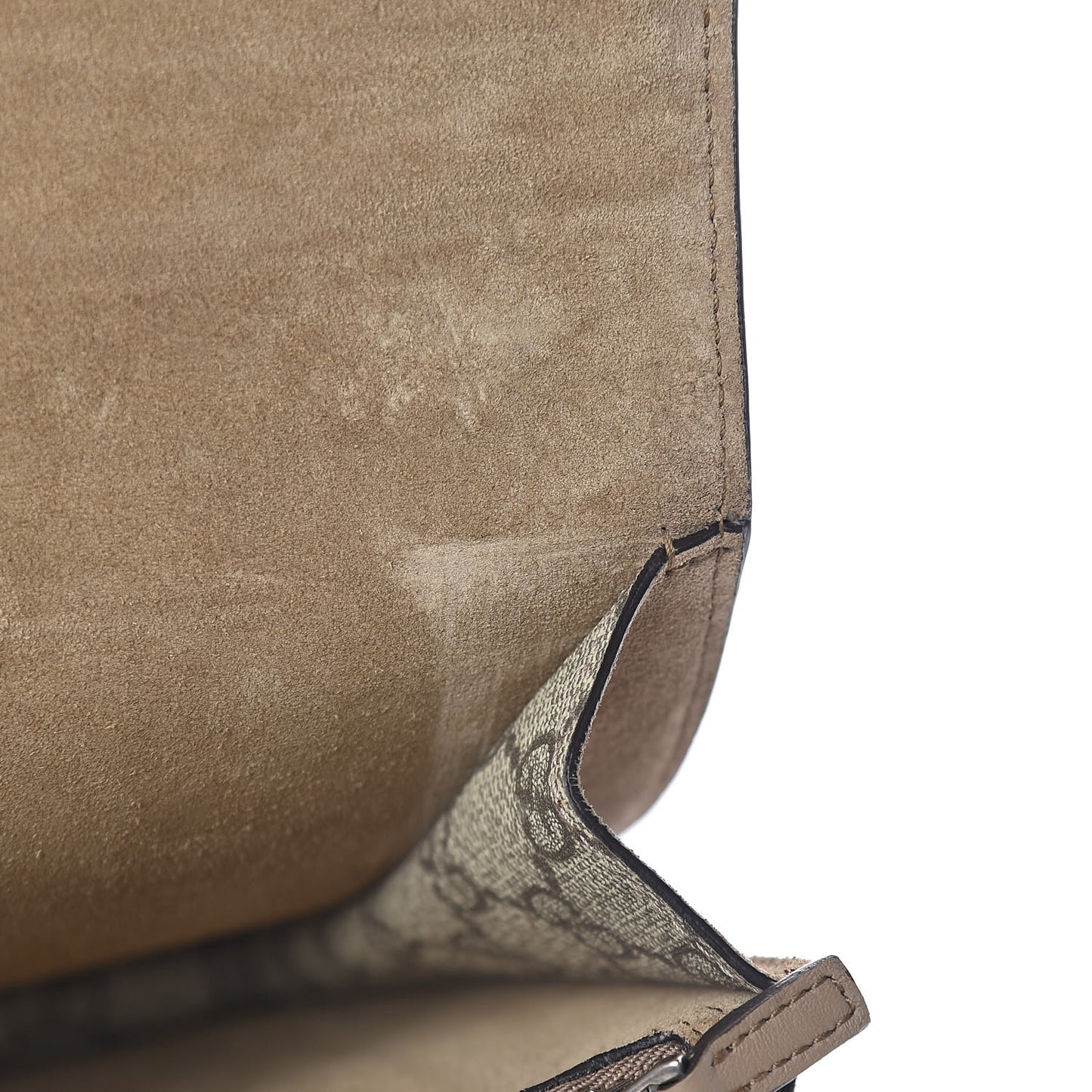 GG Supreme Monogram Embroidered Medium Dionysus Shoulder Bag Taupe