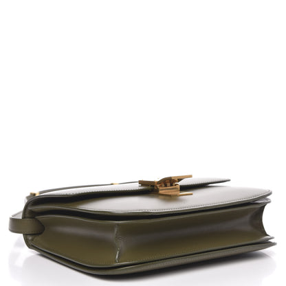 Celine Box Calfskin Medium Classic Box Flap Bag Army Green 4 of 11