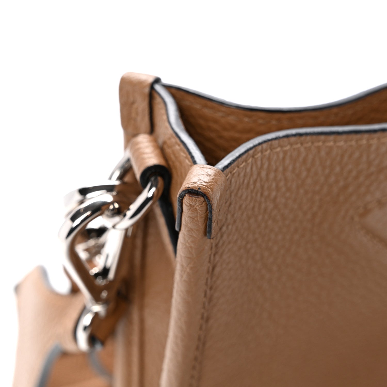 Prada Vitello Daino Soft Mini Hobo Messenger Bag Caramel 12 of 14