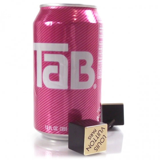 Inclusion Black Hair Cubes Gold