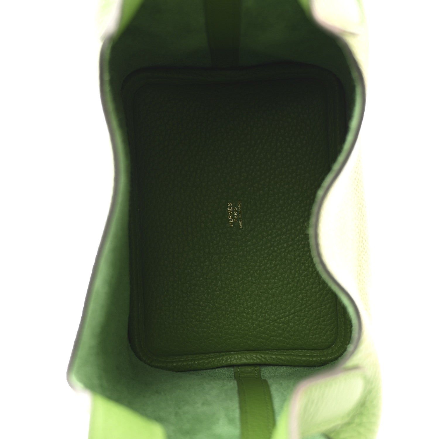 Hermes Taurillon Clemence Picotin Lock 18 PM Vert Yucca 5 of 11